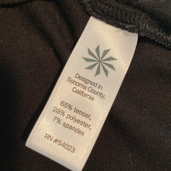 Athleta tunic top dress Tencel blend M black - Picture 9 of 16